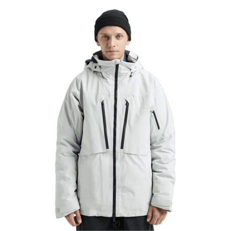 Burton Burton Men's [ak] LZ GORE-TEX 2L Down Jacket - GRAY CLOUD GRAY CLOUD L Mens Gore-Tex Jackets