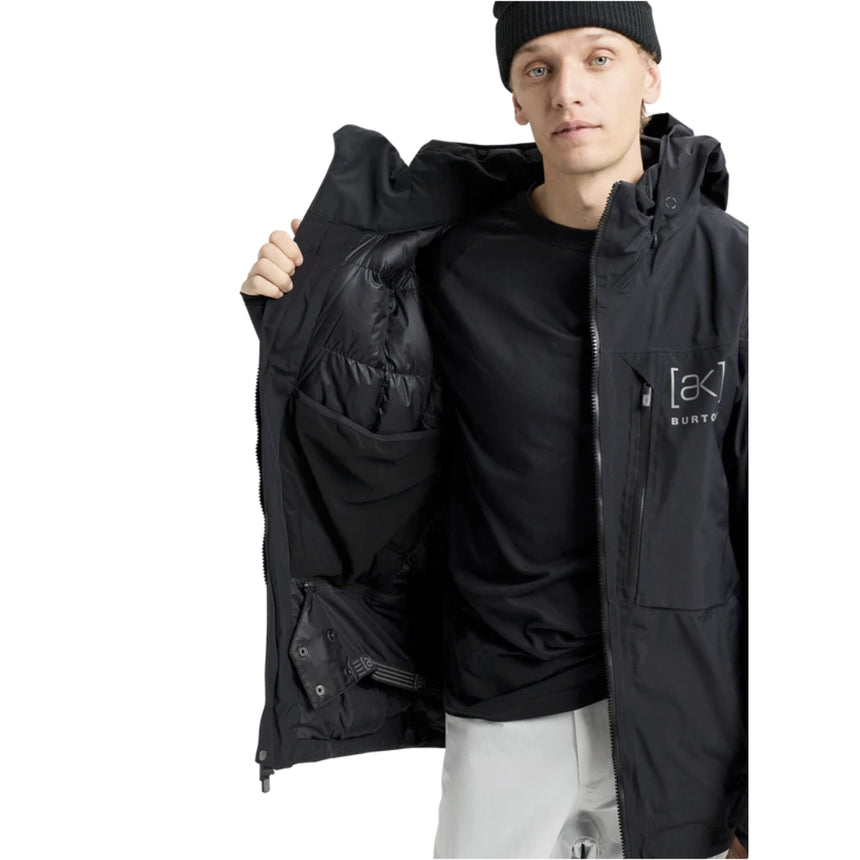 Burton Burton Men's [ak] LZ GORE-TEX 2L Down Jacket - True Black True Black S Mens Gore-Tex Jackets