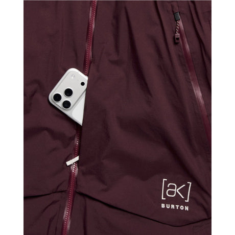 Burton Burton Men's [ak] Swash Down Insulated GORE-TEX® 2L Jacket - Rum Raisin Rum Raisin M Mens Gore-Tex Jackets