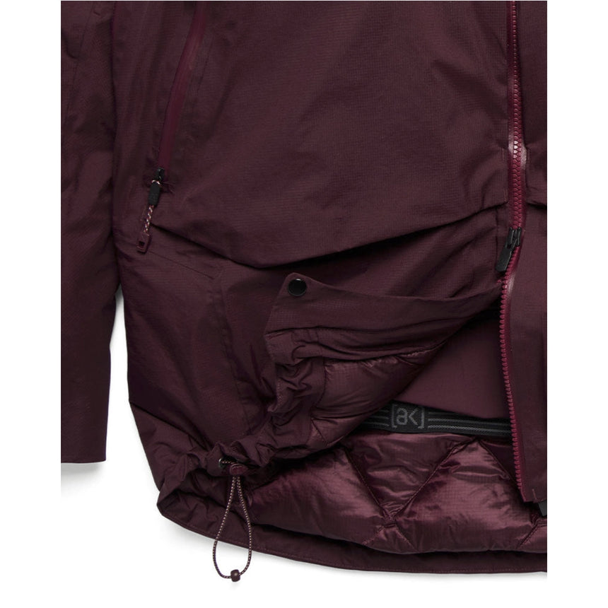 Burton Burton Men's [ak] Swash Down Insulated GORE-TEX® 2L Jacket - Rum Raisin Rum Raisin M Mens Gore-Tex Jackets