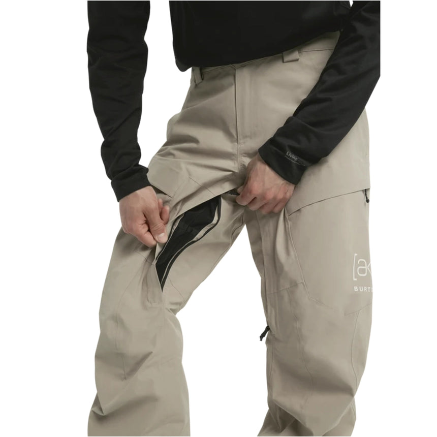 Burton Burton Men's [ak] Swash GORE-TEX 2L Pants - Summit Taupe Summit Taupe S Mens Gore-Tex Snowboard Pants