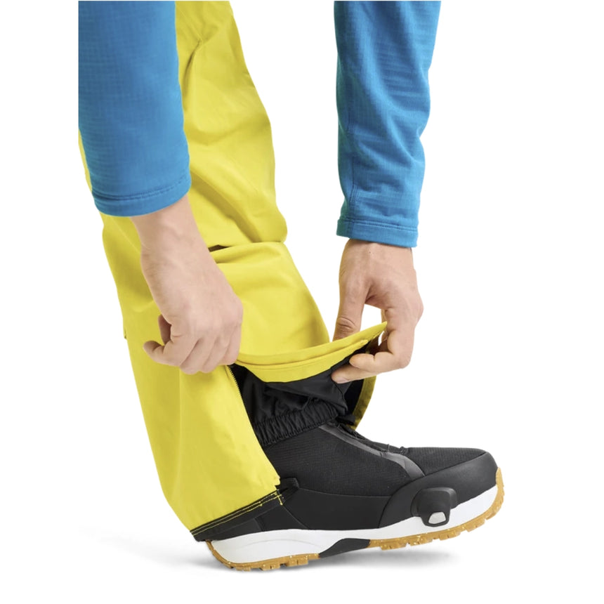 Burton Burton Men's [ak] Swash GORE-TEX 2L Pants - Atomic Yellow Atomic Yellow S Mens Gore-Tex Snowboard Pants