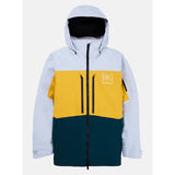 Burton Men's [ak] Swash GORE‑TEX 2L Jacket - Gray Cloud/Golden Rod/Deep Emerald
