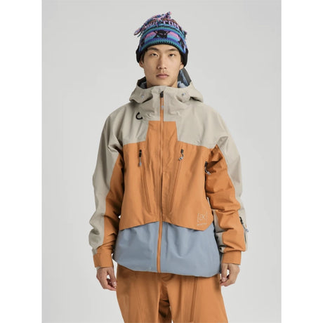 Burton Burton Men's [ak] Swash Synthetic Insulated GORE-TEX® 2L Jacket - Chinchilla Gray / Goldfish Orange / Airstream Blue Chinchilla Gray / Goldfish Orange / Airstream Blue S Mens Gore-Tex Jackets