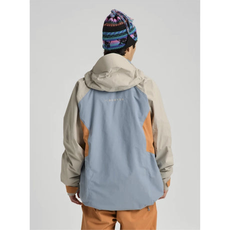Burton Burton Men's [ak] Swash Synthetic Insulated GORE-TEX® 2L Jacket - Chinchilla Gray / Goldfish Orange / Airstream Blue Chinchilla Gray / Goldfish Orange / Airstream Blue S Mens Gore-Tex Jackets