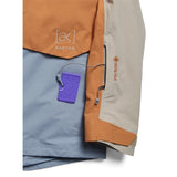 Burton Burton Men's [ak] Swash Synthetic Insulated GORE-TEX® 2L Jacket - Chinchilla Gray / Goldfish Orange / Airstream Blue Chinchilla Gray / Goldfish Orange / Airstream Blue S Mens Gore-Tex Jackets
