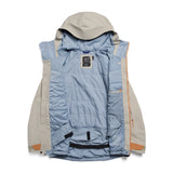 Burton Burton Men's [ak] Swash Synthetic Insulated GORE-TEX® 2L Jacket - Chinchilla Gray / Goldfish Orange / Airstream Blue Chinchilla Gray / Goldfish Orange / Airstream Blue S Mens Gore-Tex Jackets
