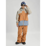 Burton Burton Men's [ak] Swash Synthetic Insulated GORE-TEX® 2L Jacket - Chinchilla Gray / Goldfish Orange / Airstream Blue Chinchilla Gray / Goldfish Orange / Airstream Blue S Mens Gore-Tex Jackets