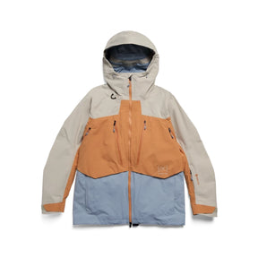 Burton Burton Men's [ak] Swash Synthetic Insulated GORE-TEX® 2L Jacket - Chinchilla Gray / Goldfish Orange / Airstream Blue Chinchilla Gray / Goldfish Orange / Airstream Blue S Mens Gore-Tex Jackets