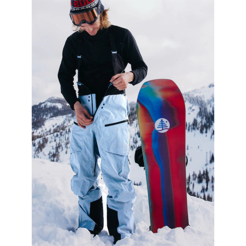 Burton Men's [ak] Tusk GORE-TEX 3L PRO Hi-Top Bib Pants - Dusty Blue