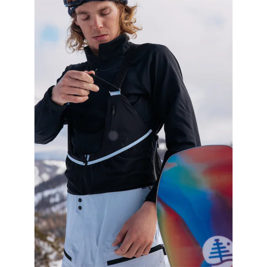 Burton Men's [ak] Tusk GORE-TEX 3L PRO Hi-Top Bib Pants - Dusty Blue
