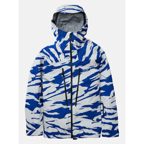 Burton Burton Men's [ak] Tuvak GORE-TEX C-Knit 3L Jacket - Oversized Zebra Jake Blue Oversized Zebra Jake Blue S Mens Gore-Tex Jackets