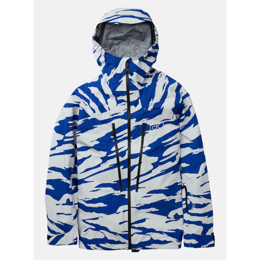Burton Men's [ak] Tuvak GORE-TEX C-Knit 3L Jacket - Oversized Zebra Jake Blue