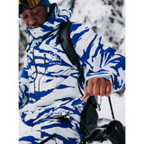 Burton Men's [ak] Tuvak GORE-TEX C-Knit 3L Jacket - Oversized Zebra Jake Blue