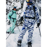 Burton Men's [ak] Tuvak GORE-TEX C-Knit 3L Jacket - Oversized Zebra Jake Blue