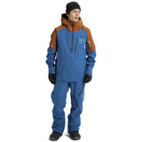 Burton Burton Men's [ak] Velocity GORE-TEX 2L Anorak Jacket - Blue Teal / Chestnut Brown Blue Teal / Chestnut Brown L Mens Gore-Tex Jackets