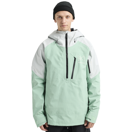Burton Burton Men's [ak] Velocity GORE-TEX 2L Anorak Jacket - Soft Sage / Gray Cloud Soft Sage / Gray Cloud L Mens Gore-Tex Jackets
