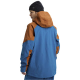 Burton Burton Men's [ak] Velocity GORE‑TEX 2L Anorak Jacket - Blue Teal/Chestnut Brown Blue Teal/Chestnut Brown S Mens Gore-Tex Jackets