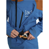 Burton Burton Men's [ak] Velocity GORE‑TEX 2L Anorak Jacket - Blue Teal/Chestnut Brown Blue Teal/Chestnut Brown S Mens Gore-Tex Jackets