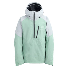 Burton Burton Men's [ak] Velocity GORE‑TEX 2L Anorak Jacket - Soft Sage/Gray Cloud Soft Sage/Gray Cloud S Mens Gore-Tex Jackets
