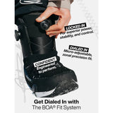 Burton Burton Women's Felix Step On Snowboard Boots - Black Black 6 Womens Snowboard Boa Boots 5 to 11 US womens size