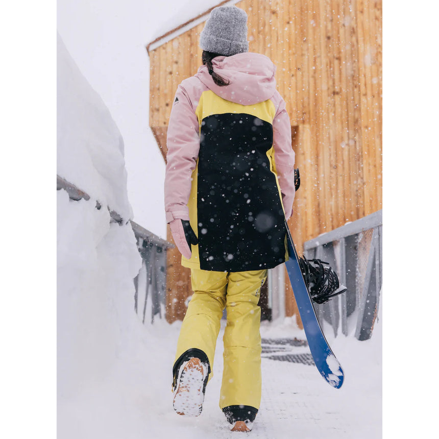 Burton Women's Prowess 2.0 2L Jacket - Powder Blush / Sulfur / True Black