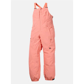 Burton Burton Women's  Reserve 2L Bib Snowpants-Sunrise Coral Sunrise Coral L Womens Snowpants Bib