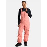 Burton Women's  Reserve 2L Bib Snowpants-Sunrise Coral