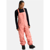 Burton Women's  Reserve 2L Bib Snowpants-Sunrise Coral