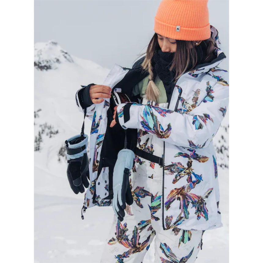 Burton Women's [ak] Embark GORE-TEX 2L Jacket - Stout White Crystals