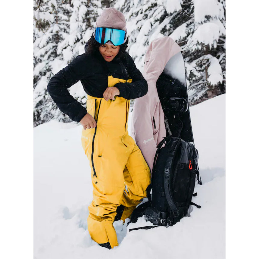 Burton Women's [ak] GORE‑TEX 3L Kimmy Stretch Bib Pants - Goldenrod