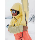 Burton Women's [ak] Kimmy GORE-TEX 2L Anorak Jacket - Buttermilk / Reef Pink / Mushroom