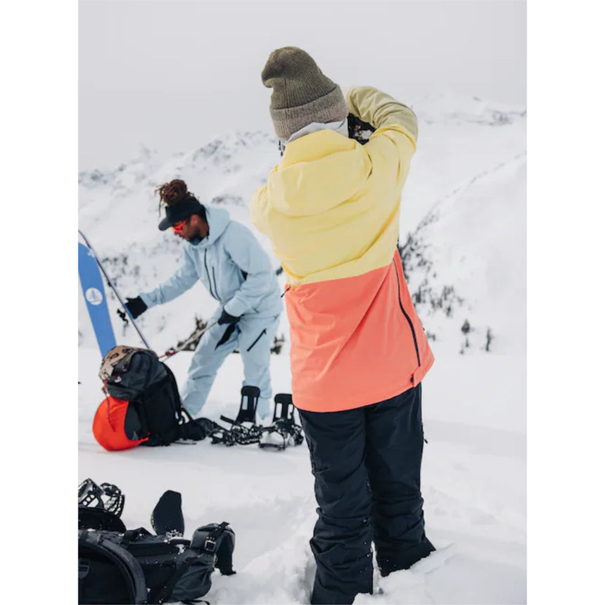 Burton Women's [ak] Kimmy GORE-TEX 2L Anorak Jacket - Buttermilk / Reef Pink / Mushroom