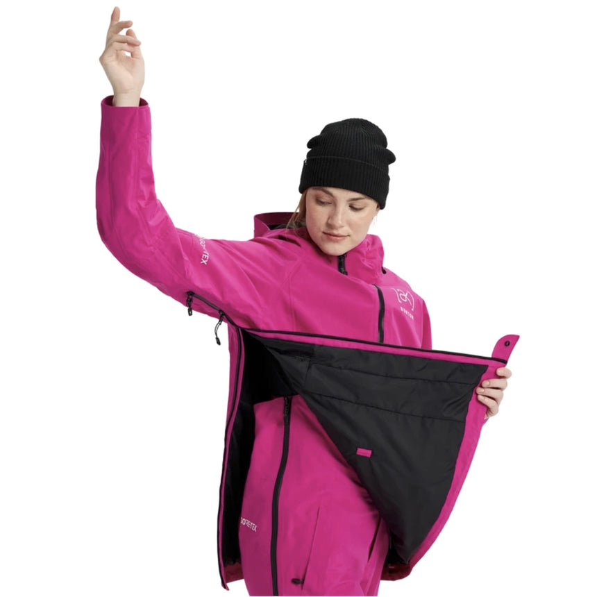 Burton Burton Women's [ak] Kimmy GORE-TEX 2L Anorak Jacket - Very Berry Very Berry S Womens Gore-Tex Jackets