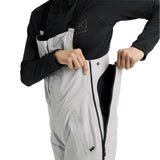 Burton Burton Women's [ak] Kimmy GORE-TEX 2L Bib Pants - Gray Cloud Gray Cloud XXS Womens Gore-Tex Snowpants