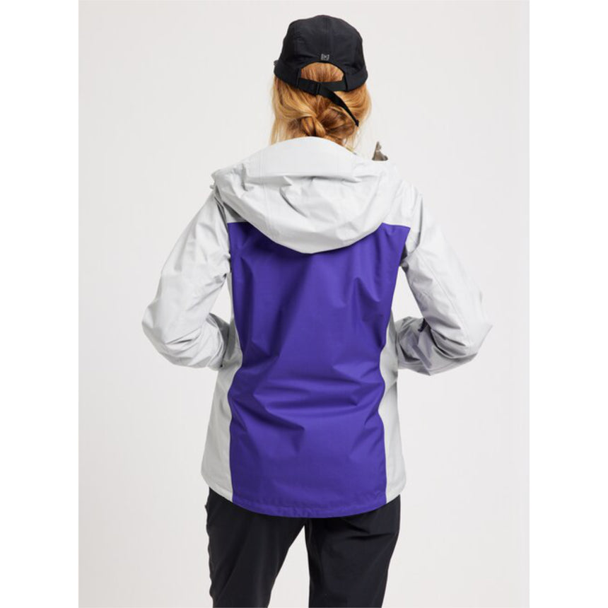 Burton Women's [ak] Surgence GORE-TEX Jacket - Lunar Gray / Prism Violet