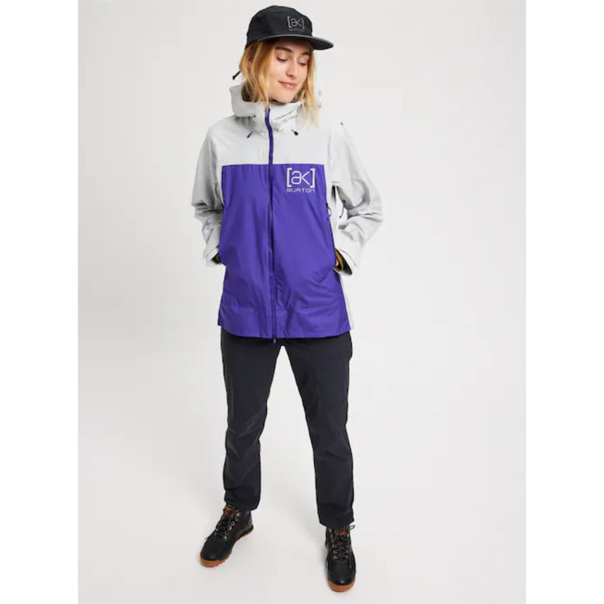 Burton Women's [ak] Surgence GORE-TEX Jacket - Lunar Gray / Prism Violet