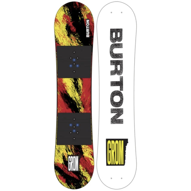 Burton Burton Kids' Grom Snowboard - Ketchup/Mustard Ketchup/Mustard 110 Youth Boys Snowboards 100 to 140 cm