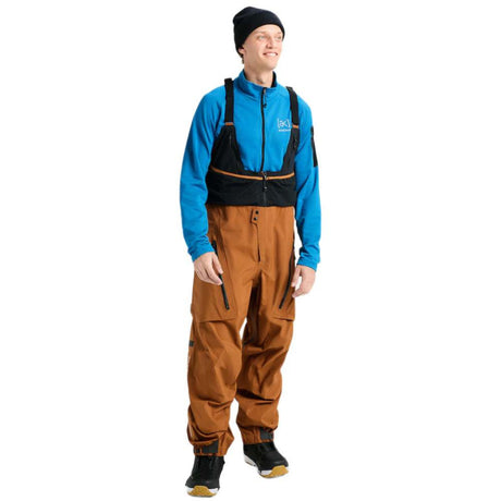 Burton Burton Men's AK Acamar Gore-Tex Pro 3L Bib Snowpants-Chestnut Brown Chestnut Brown L Mens Gore-Tex Snowboard Pants