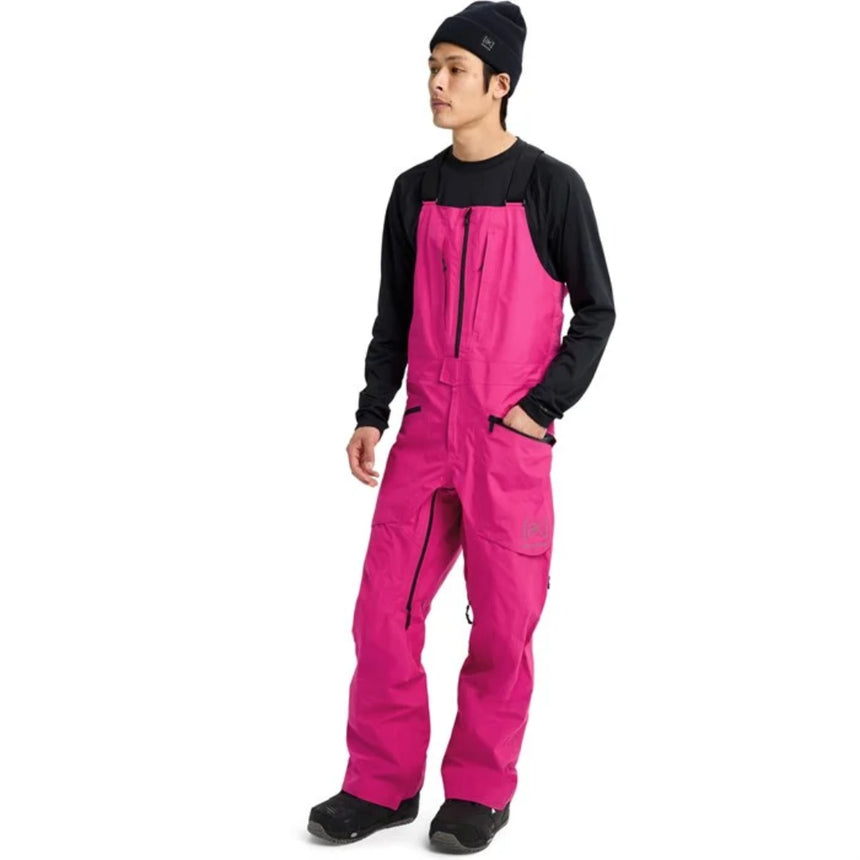 Burton Men's AK Gore Tex Freebird Bib Snowpants -Very Berry