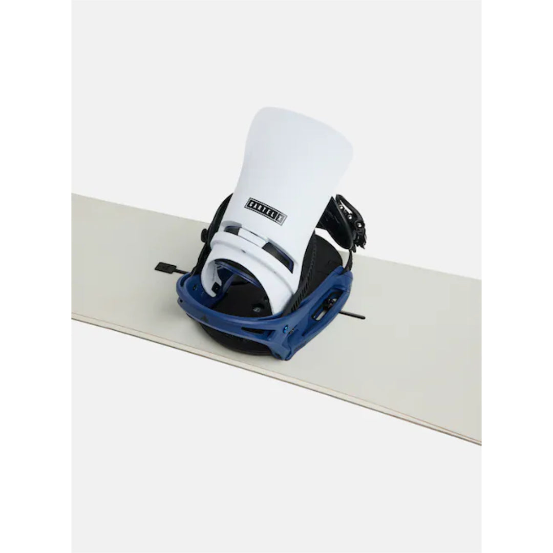 Burton Burton Men's Cartel X EST Snowboard Binding -Nightfall/White Nightfall/White L Mens Snowboard Bindings
