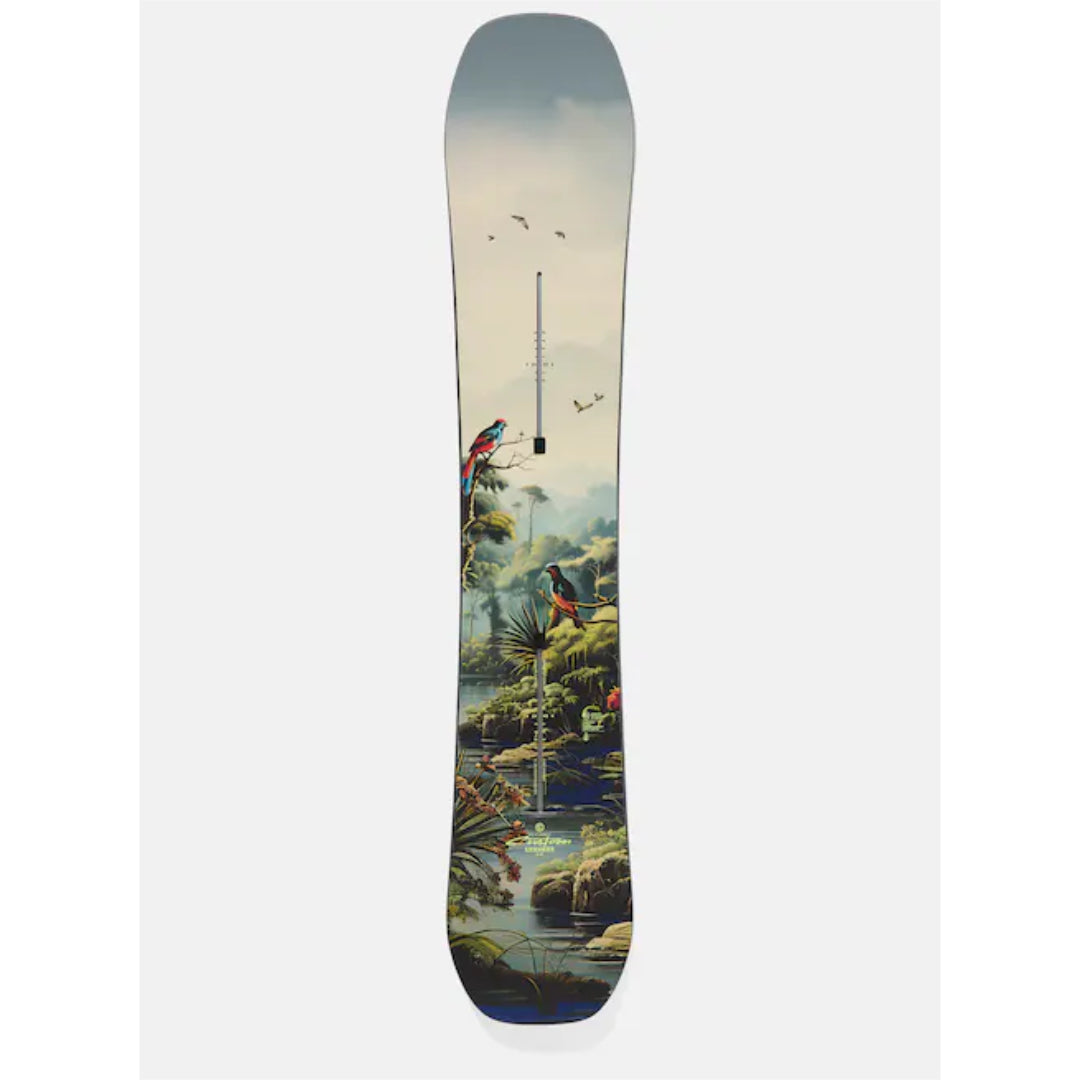 Burton Burton Men's Custom Flying V Snowboard - Jungle Jungle 156 Mens Snowboards