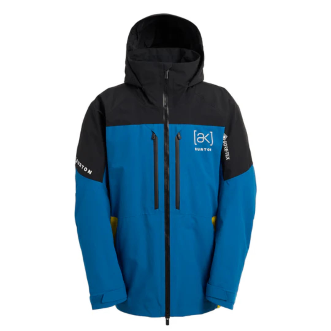 Burton Men's Men's [ak] Swash GORE-TEX Jacket - True Black/Blue Teal/Atomic Yellow