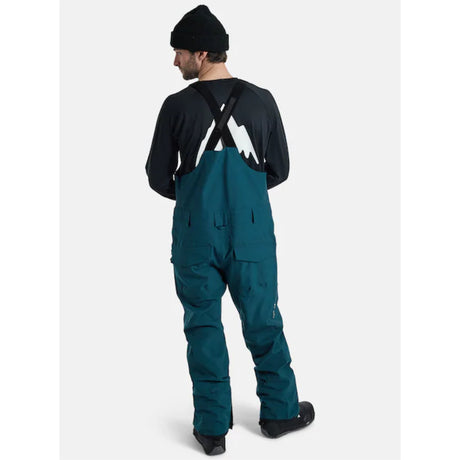 Burton Burton Men's Reserve 2L Bib Snowpants-Deep Emerald Deep Emerald M Mens Snowboard Pants