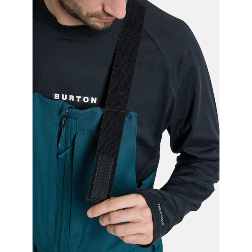 Burton Burton Men's Reserve 2L Bib Snowpants-Deep Emerald Deep Emerald M Mens Snowboard Pants