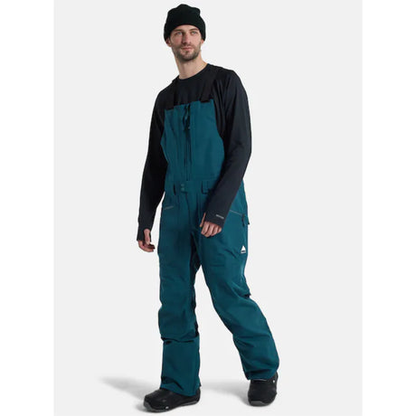 Burton Burton Men's Reserve 2L Bib Snowpants-Deep Emerald Deep Emerald M Mens Snowboard Pants