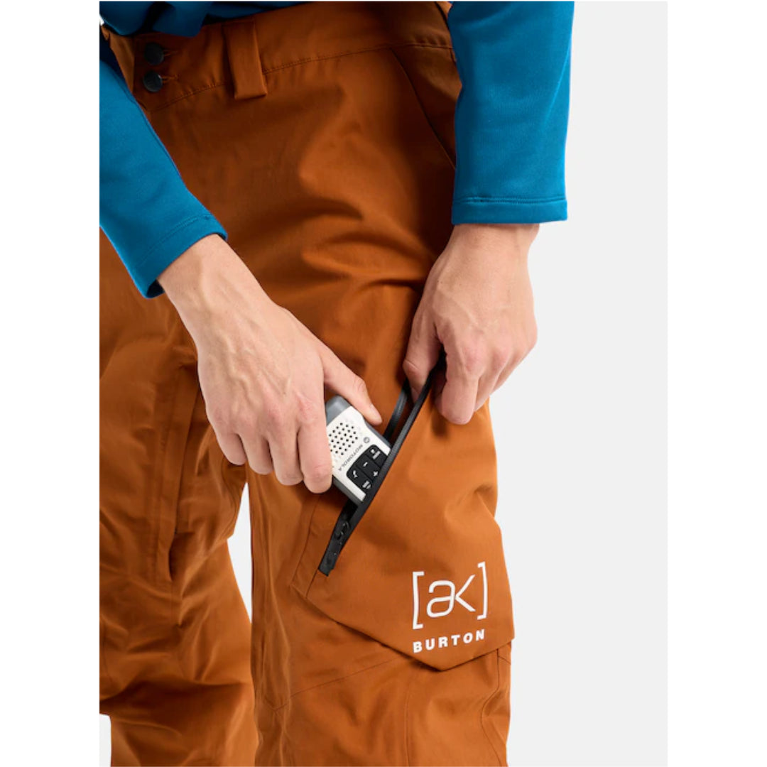 Burton Men's [ak] Cyclic GORE‑TEX 2L Pants - Chestnut Brown