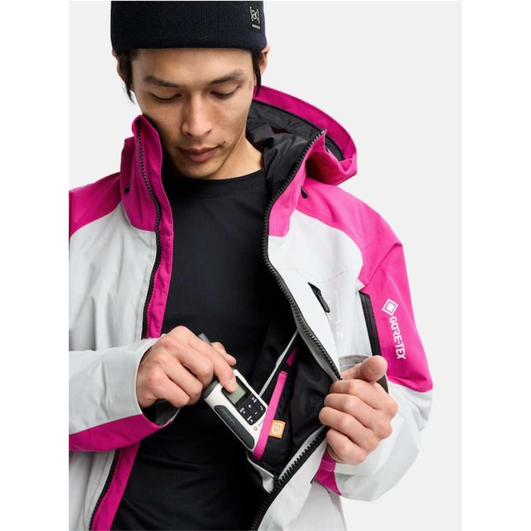 Burton Men's [ak] Cyclic GORE‑TEX Jacket - Verry Berry/Gray