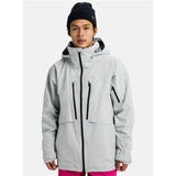 Burton Men's [ak] Hover GORE‑TEX C-Knit 3L Stretch Jacket - Gray Cloud