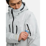 Burton Men's [ak] Hover GORE‑TEX C-Knit 3L Stretch Jacket - Gray Cloud